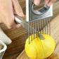 Onion Holder Slicer Vegetable tools Tomato Cutter Stainless Steel Kitchen Gadget