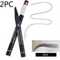 Microblading Eyebrow Pencil Waterproof Fork Tip Tattoo Pen Tinted Fine Sketch Eye Brow Pencils Long Lasting Eyebrows