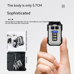 Outdoor Portable Mini Keychain Light Multifunctional Tool Light